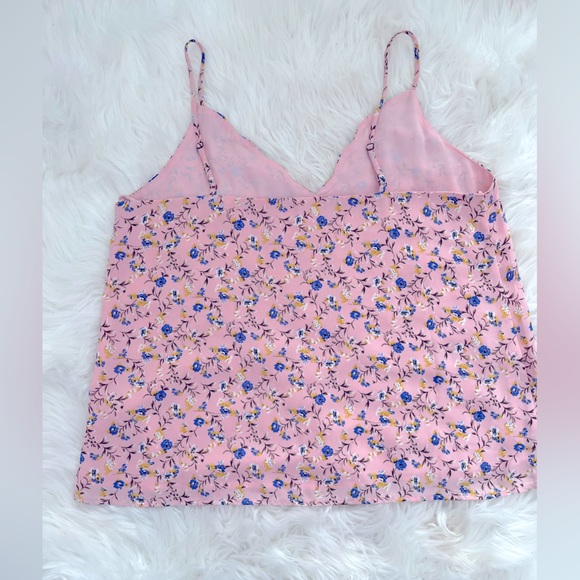 Pink Floral Tank Top - Picture 3 of 4